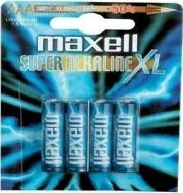 Maxell Maxell AAA 4 - pk Alcalino 1.5V batería no-recarga Maxell Maxell AAA 4 - pk Alcalino 1.5V batería no-recarga