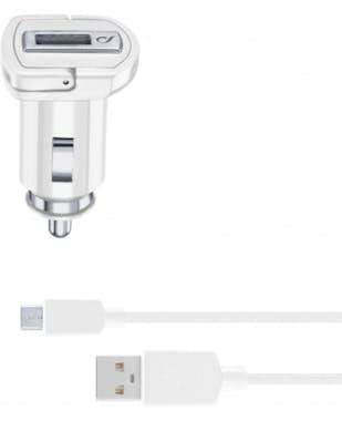 Cellularline USB car charger kit 2A - micro USB Cellularline USB car charger kit 2A - micro USB