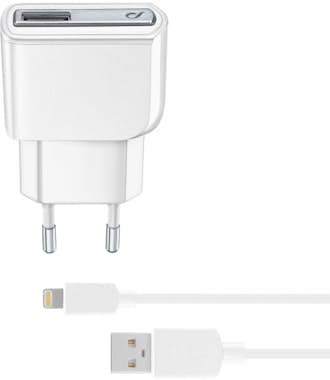 Cellularline USB charger kit ultra - fast charge, lightning Cellularline USB charger kit ultra - fast charge, lightning