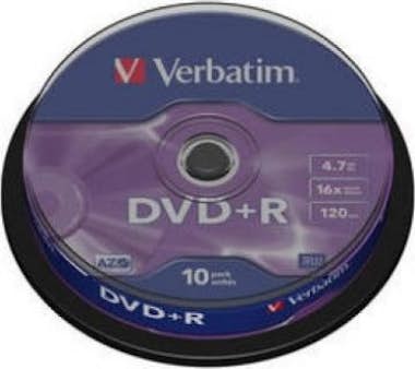 Verbatim Verbatim DVD+R Matt Silver 4.7GB DVD+R 10pieza(s)