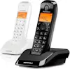 Motorola Teléfono Fijo Motorola S1202 Duo Negro Blanco Motorola Teléfono Fijo Motorola S1202 Duo Negro Blanco