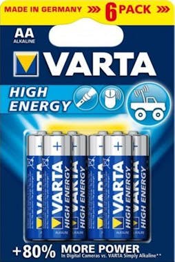 Varta Pila Alcalina Varta 1,5 V Aa High Energy (6 Pcs) A Varta Pila Alcalina Varta 1,5 V Aa High Energy (6 Pcs) A