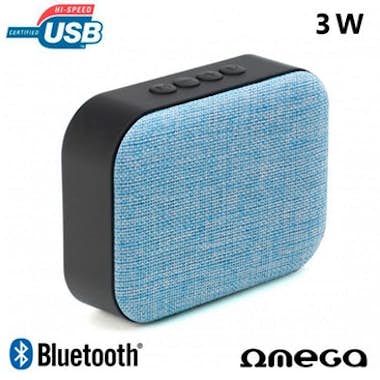 Omega Omega OG58BL altavoz portátil 3 W Negro, Azul Omega Omega OG58BL altavoz portátil 3 W Negro, Azul