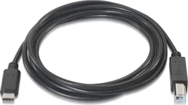 Nanocable Nanocable USB 2.0, 1m 1m USB C USB B Negro cable U Nanocable Nanocable USB 2.0, 1m 1m USB C USB B Negro cable U
