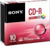 Sony Sony 10CDQ80PS CD en blanco Sony Sony 10CDQ80PS CD en blanco