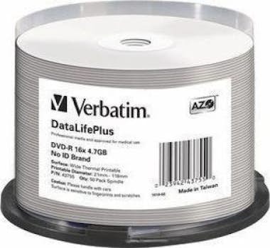 Verbatim Verbatim DataLifePlus 4,7 GB DVD-R 50 pieza(s) Verbatim Verbatim DataLifePlus 4,7 GB DVD-R 50 pieza(s)