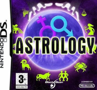 Generica Black Bean Astrology, NDS vídeo juego Nintendo 3DS
