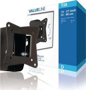 Valueline Soporte de pared inclinable para TV de 13 - 27\1, Valueline Soporte de pared inclinable para TV de 13 - 27\1,