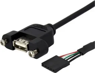 StarTech.com StarTech.com Cable de 30cm USB 2.0 para Montaje en StarTech.com StarTech.com Cable de 30cm USB 2.0 para Montaje en
