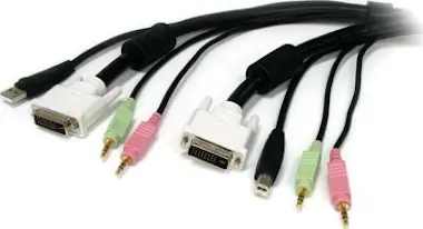 StarTech.com StarTech.com Cable KVM 4 en 1 de 1,8m con DVI USB StarTech.com StarTech.com Cable KVM 4 en 1 de 1,8m con DVI USB
