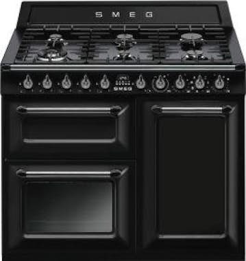 SMEG Cocina Smeg TR103BL negro Gas Natural SMEG Cocina Smeg TR103BL negro Gas Natural