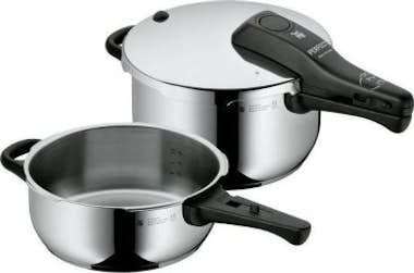 WMF Set de olla express 6,5L + cuerpo de 3L + cestillo WMF Set de olla express 6,5L + cuerpo de 3L + cestillo