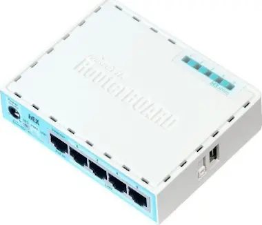 Mikrotik Mikrotik RB750GR3 router Ethernet Turquesa, Blanco Mikrotik Mikrotik RB750GR3 router Ethernet Turquesa, Blanco
