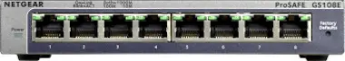 Netgear Netgear GS108E Gigabit Ethernet (10/100/1000) Negr Netgear Netgear GS108E Gigabit Ethernet (10/100/1000) Negr