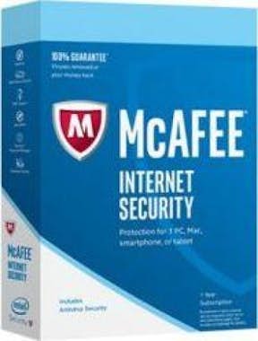 McAfee McAfee Internet Security 2018 1Y Base license 1 añ McAfee McAfee Internet Security 2018 1Y Base license 1 añ