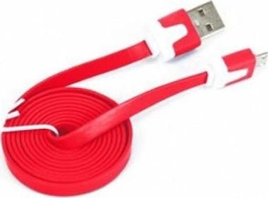 Omega Cable Plano Micro USB a USB 2.0 Omega OUAMCR 1 m R Omega Cable Plano Micro USB a USB 2.0 Omega OUAMCR 1 m R