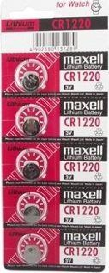 maxell maxell cr1220 bateria no-recargable litio 3 v