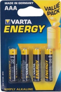 Varta Varta Energy AAA batería no-recargable Alcalino Varta Varta Energy AAA batería no-recargable Alcalino
