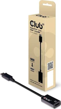 CLUB3D CLUB3D DisplayPort 1.4 a HDMI 2.0b HDR Adpatador A CLUB3D CLUB3D DisplayPort 1.4 a HDMI 2.0b HDR Adpatador A