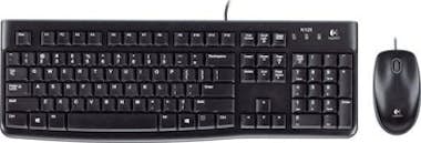 Logitech Logitech MK120 USB QWERTY Italiano Negro Logitech Logitech MK120 USB QWERTY Italiano Negro
