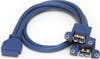 StarTech.com StarTech.com Cable Extensor 50cm 2 Puertos USB 3.0 StarTech.com StarTech.com Cable Extensor 50cm 2 Puertos USB 3.0