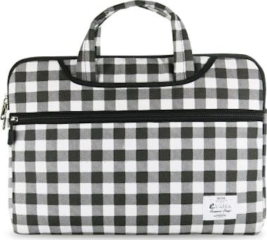 E-VITTA e-Vitta Chequered 35,6 cm (14"") Funda Negro, Blan