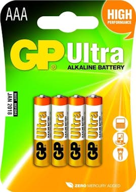 GP Batteries GP Batteries Ultra Alkaline AAA batería no-recarga GP Batteries GP Batteries Ultra Alkaline AAA batería no-recarga