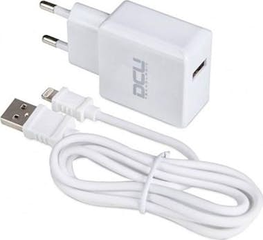 DCU Tecnologic Dcu Cargador Blanco Pared 5v 2.4a + Cable Conector DCU Tecnologic Dcu Cargador Blanco Pared 5v 2.4a + Cable Conector