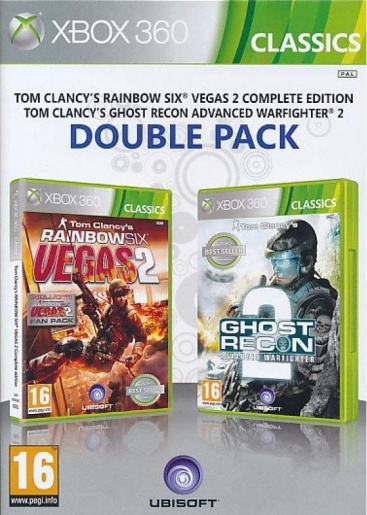 ghost recon advanced warfighter 2 rainbow six vegas 2 x360