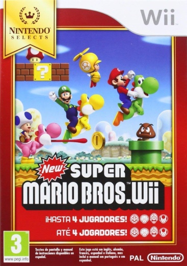 nintendo new super mario bros selects wii