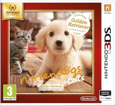Nintendo Nintendogs + Gatos: Golden Retriever Selects 3Ds Nintendo Nintendogs + Gatos: Golden Retriever Selects 3Ds
