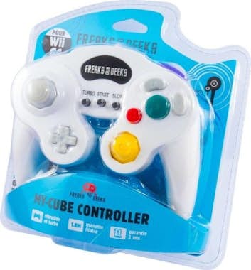 Freaks & Geeks Mando Compatible Blanco para Wii y Game Cube Freaks & Geeks Mando Compatible Blanco para Wii y Game Cube