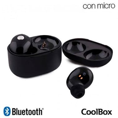 Coolbox CoolBox COO-AUB-P03BK auriculares para móvil Binau Coolbox CoolBox COO-AUB-P03BK auriculares para móvil Binau