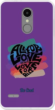 BeCool BeCool Funda Gel LG K9 Corazon de Colores Dia del BeCool BeCool Funda Gel LG K9 Corazon de Colores Dia del