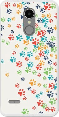 German Tech German Tech Funda Gel LG K9 Huellas coloridas de P German Tech German Tech Funda Gel LG K9 Huellas coloridas de P