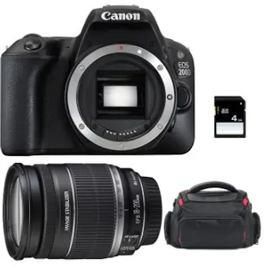 Canon EOS 200D + EF-S 18-200 mm f/3,5-5,6 IS + Bolsa + S Canon EOS 200D + EF-S 18-200 mm f/3,5-5,6 IS + Bolsa + S