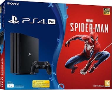 Sony Consola Ps4 Pro 1TB + Marvels Spiderman Sony Consola Ps4 Pro 1TB + Marvels Spiderman