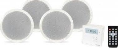 Fonostar Kit Amplificador Pared Y 4 Altavoces Techo Fonesta Fonostar Kit Amplificador Pared Y 4 Altavoces Techo Fonesta