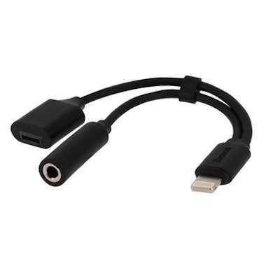 Baseus Cable audio adaptador Lightning a Lightning Carga Baseus Cable audio adaptador Lightning a Lightning Carga