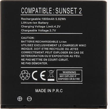 Avizar Batería compatible para Wiko Sunset 2 - Wiko SUNSE Avizar Batería compatible para Wiko Sunset 2 - Wiko SUNSE