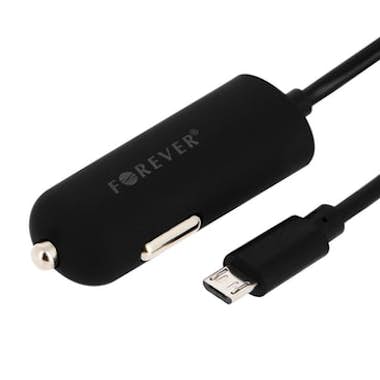 Forever Cargador para coche 2.1A conector Micro-USB 1,5m F Forever Cargador para coche 2.1A conector Micro-USB 1,5m F