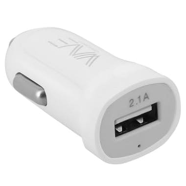 Wave concept Cargador para coche 2.1A Blanco para Smartphone y Wave concept Cargador para coche 2.1A Blanco para Smartphone y