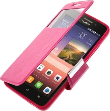 Avizar Funda libro con ventana para Huawei Ascend G620s - Avizar Funda libro con ventana para Huawei Ascend G620s -