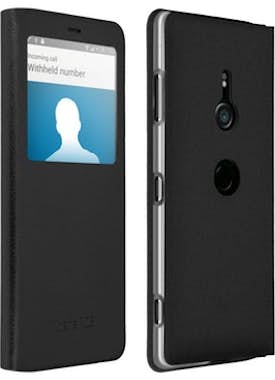 Avizar Funda libro Sony Xperia XZ3 con ventana carcasa rí Avizar Funda libro Sony Xperia XZ3 con ventana carcasa rí