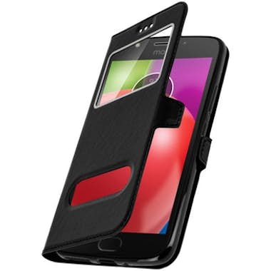 Avizar Funda Motorola Moto E4 Plus libro con doble ventan Avizar Funda Motorola Moto E4 Plus libro con doble ventan