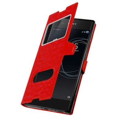 Avizar Funda Sony Xperia XA1 libro con doble ventana Carc Avizar Funda Sony Xperia XA1 libro con doble ventana Carc