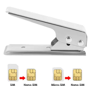Avizar Cortador tarjeta SIM - SIM a Nano SIM + adaptador Avizar Cortador tarjeta SIM - SIM a Nano SIM + adaptador
