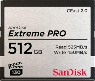 SanDisk Sandisk Extreme Pro 512GB memoria flash CFast 2.0 SanDisk Sandisk Extreme Pro 512GB memoria flash CFast 2.0