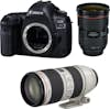 Canon EOS 5D Mark IV + EF 24-70mm + 70-200mm f/2.8L II U Canon EOS 5D Mark IV + EF 24-70mm + 70-200mm f/2.8L II U