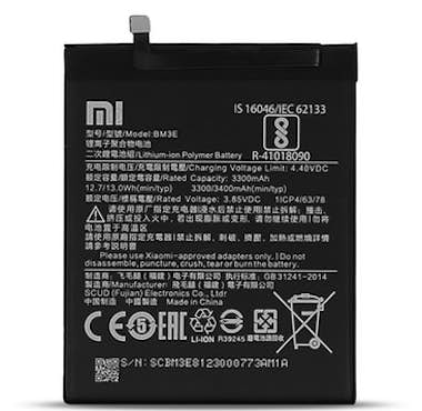 Avizar Batería interna Xiaomi Mi 8 Modelo BM3E 3400 mAh Avizar Batería interna Xiaomi Mi 8 Modelo BM3E 3400 mAh